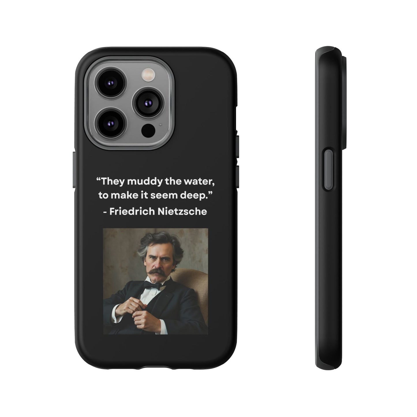 “False Depth” – Friedrich Nietzsche Quote Tough Phone Case