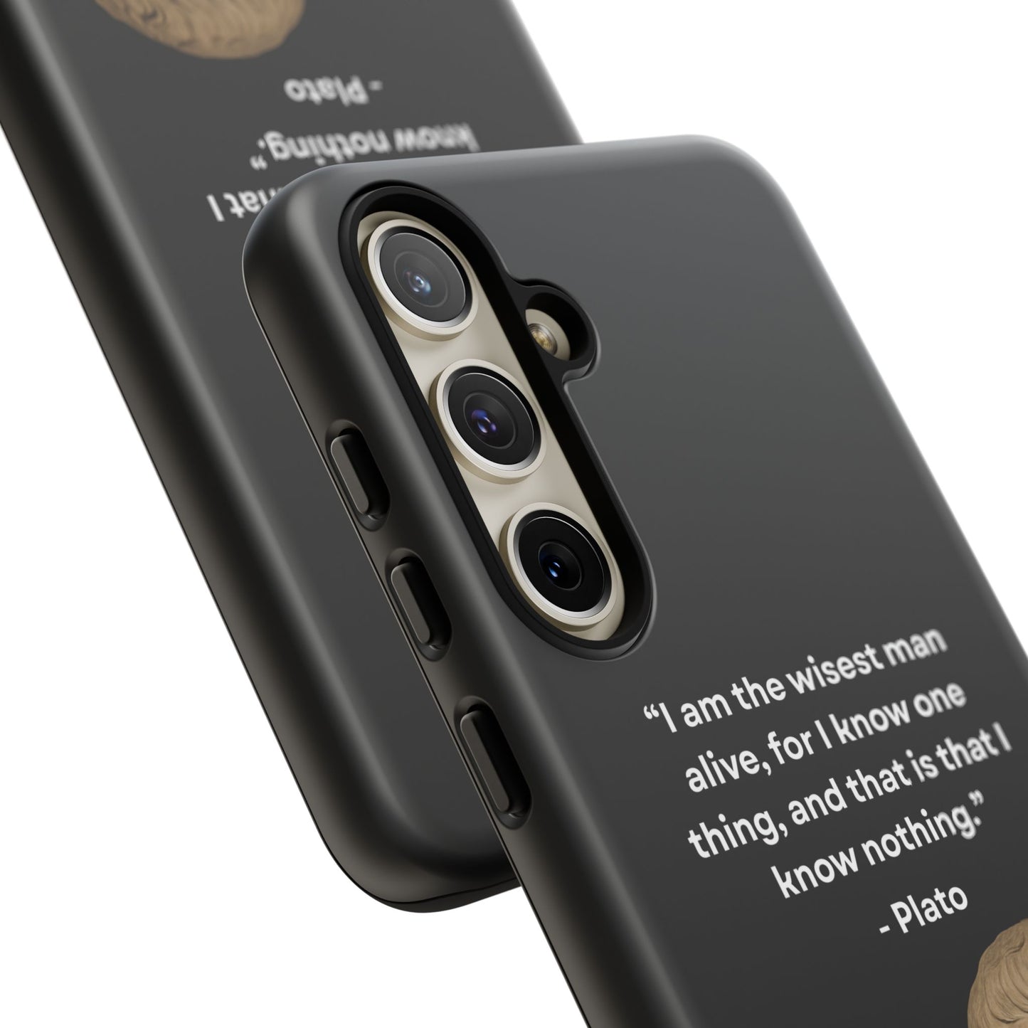 "Know Nothing, Own Wisdom" – Plato Tough Phone Case