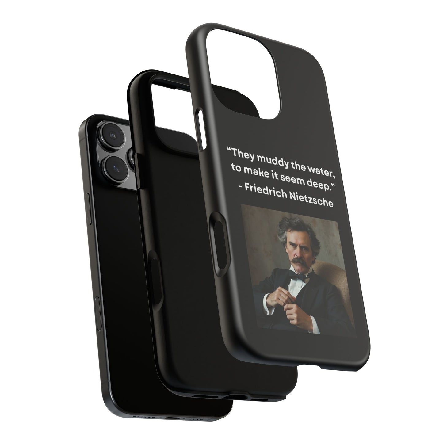 “False Depth” – Friedrich Nietzsche Quote Tough Phone Case