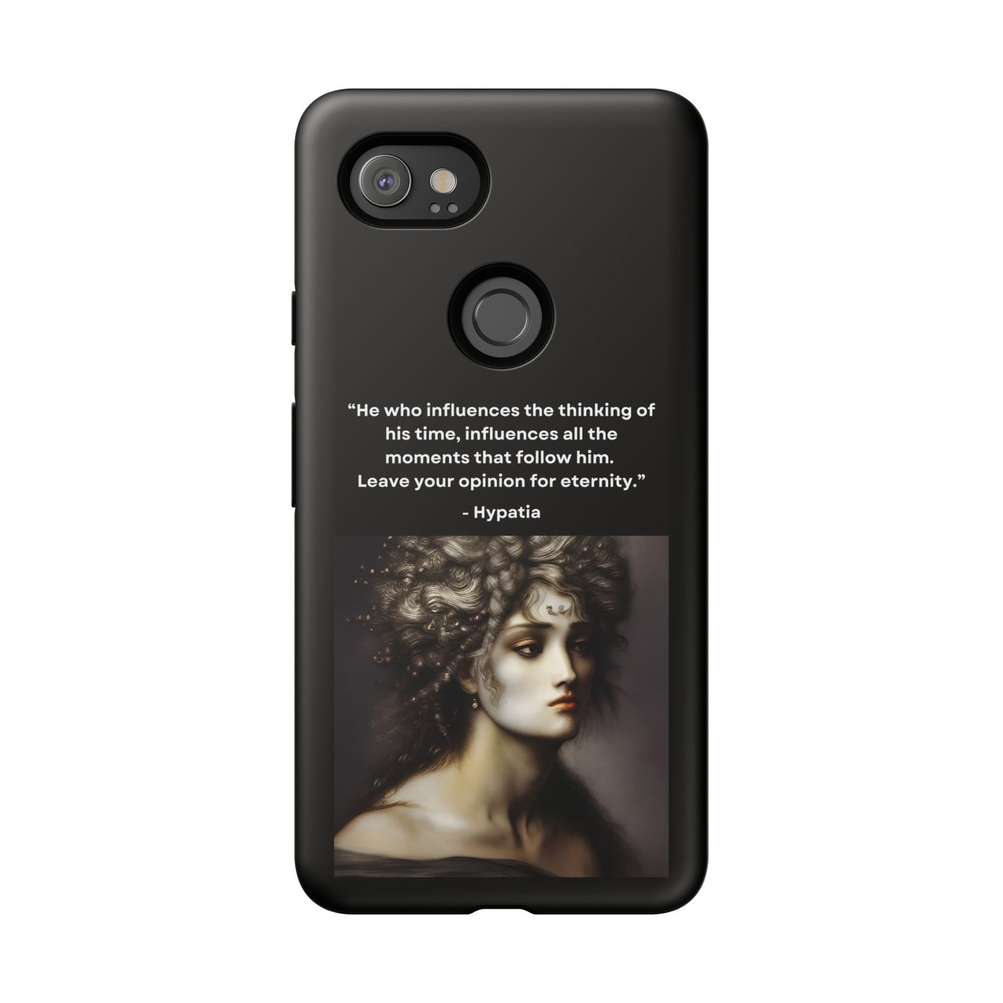 “Leave Your Mark” – Hypatia Quote Tough Phone Case