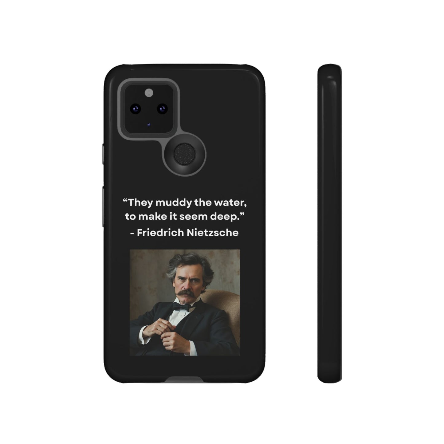 “False Depth” – Friedrich Nietzsche Quote Tough Phone Case
