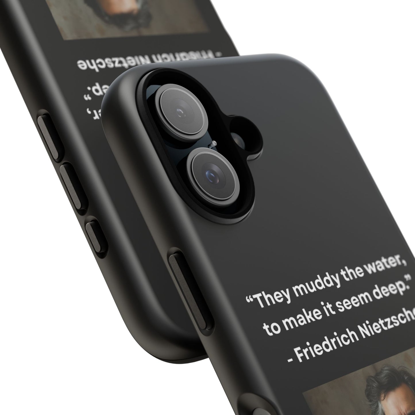 “False Depth” – Friedrich Nietzsche Quote Tough Phone Case