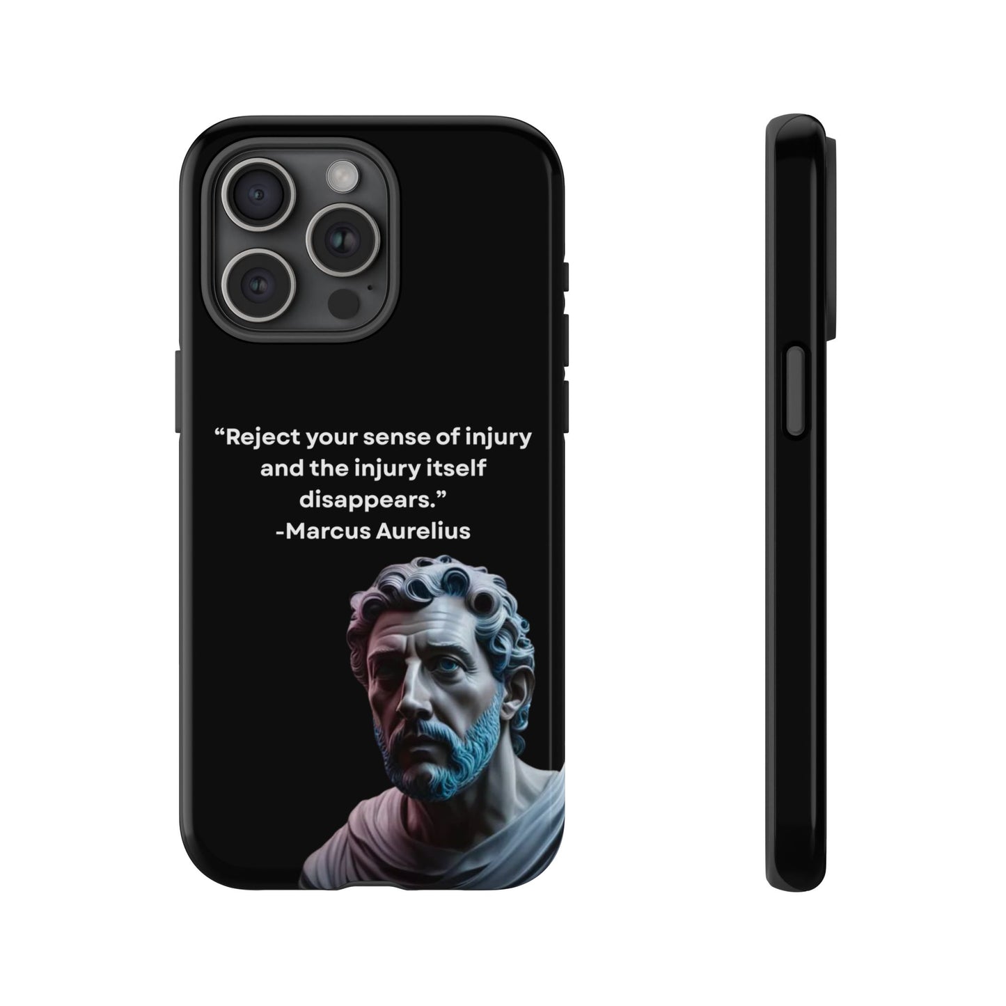 “Strength Within” – Marcus Aurelius Quote Tough Phone Case