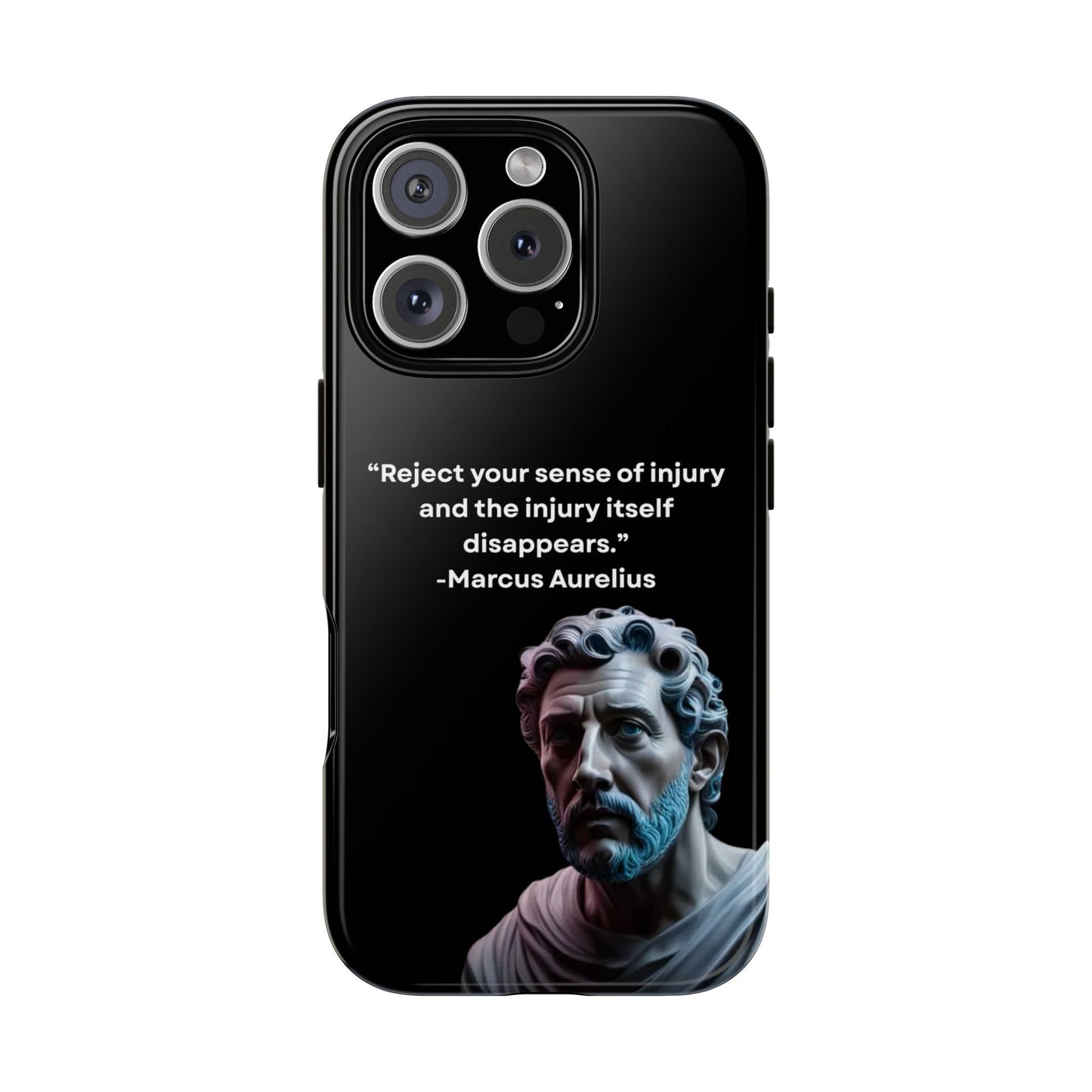 “Strength Within” – Marcus Aurelius Quote Tough Phone Case