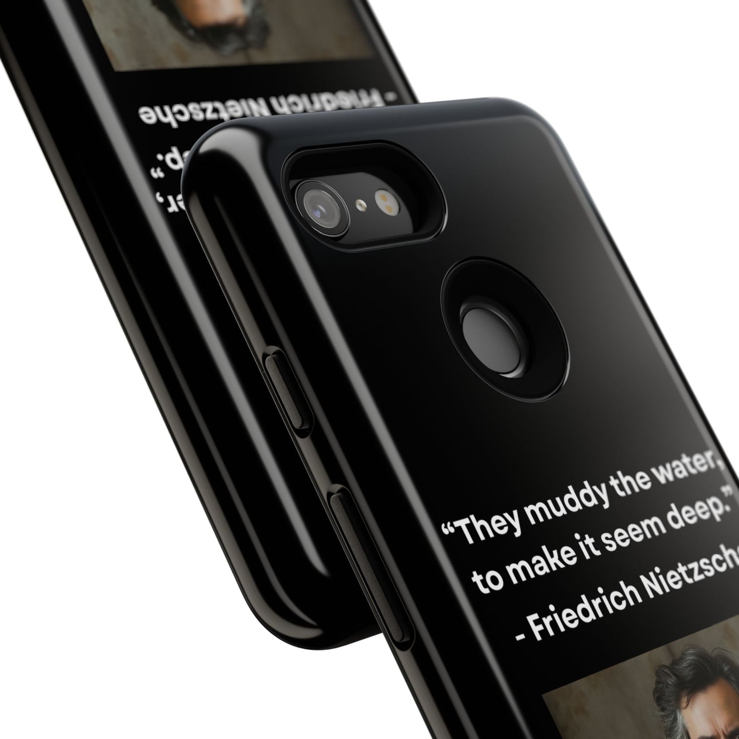 “False Depth” – Friedrich Nietzsche Quote Tough Phone Case