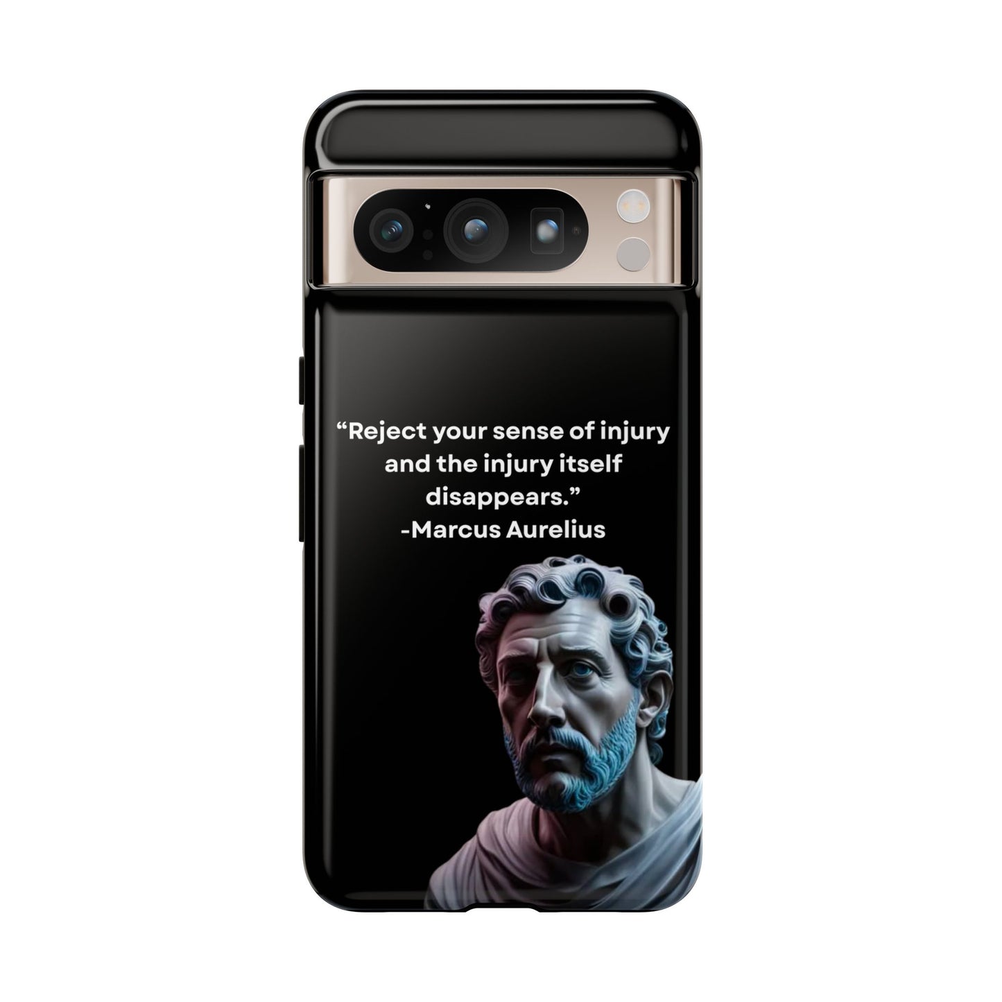 “Strength Within” – Marcus Aurelius Quote Tough Phone Case