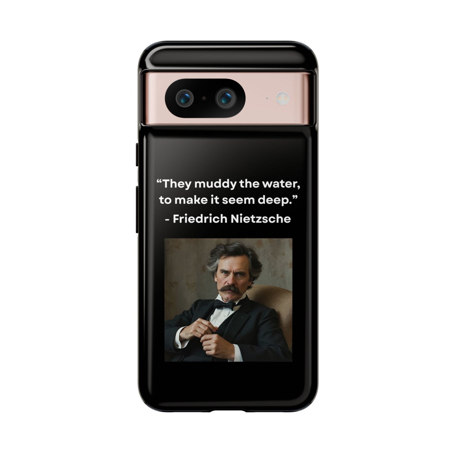 “False Depth” – Friedrich Nietzsche Quote Tough Phone Case