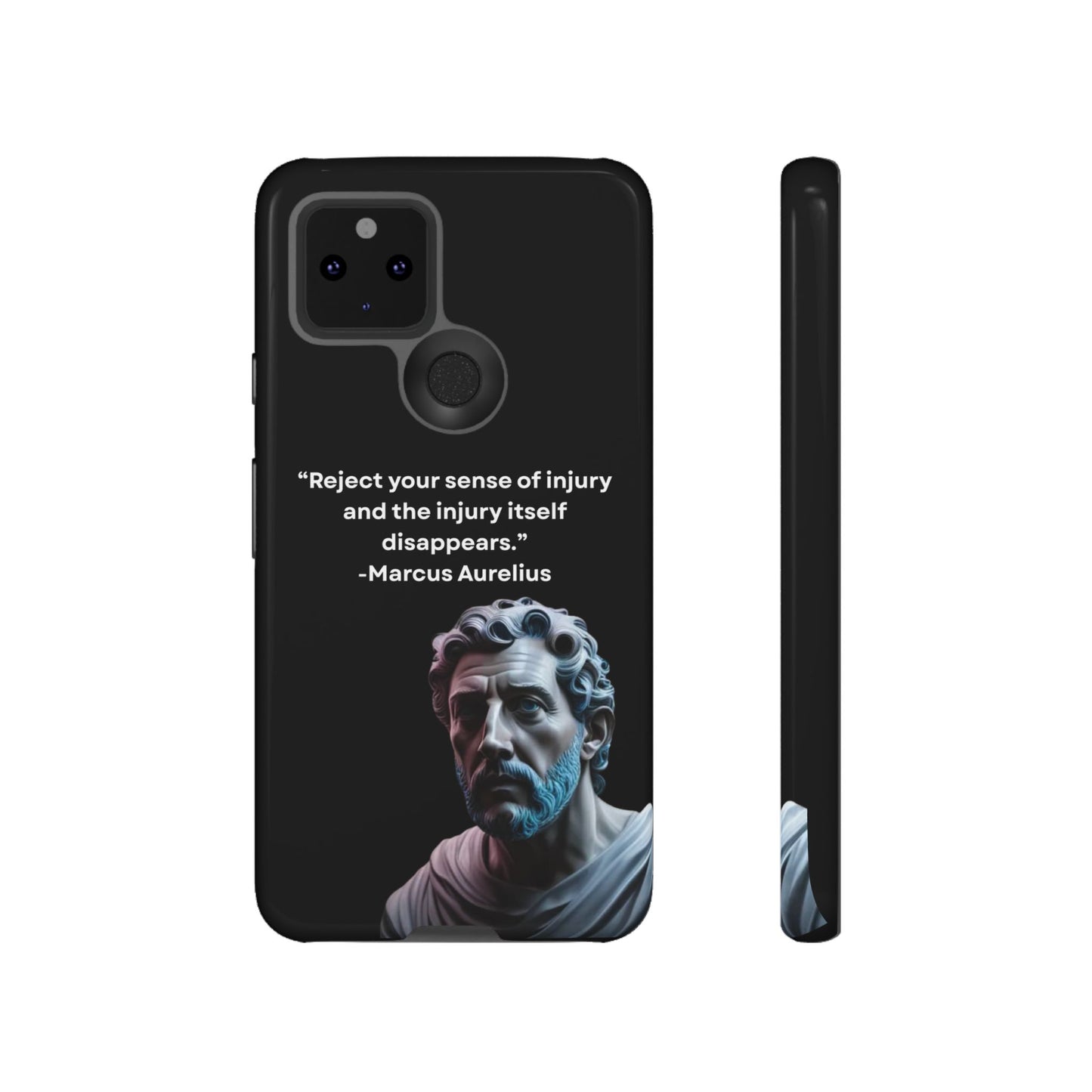 “Strength Within” – Marcus Aurelius Quote Tough Phone Case