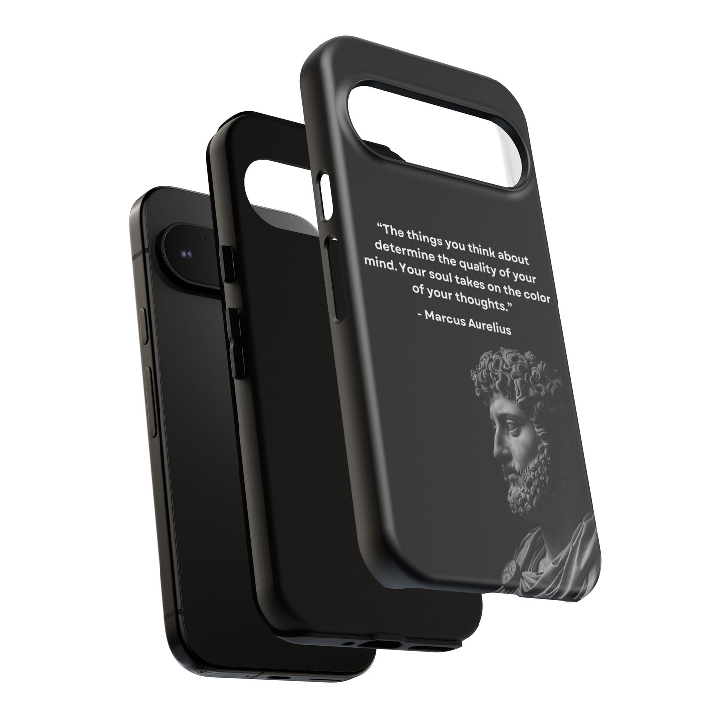 “Color of Thought” – Marcus Aurelius Quote Tough Phone Case