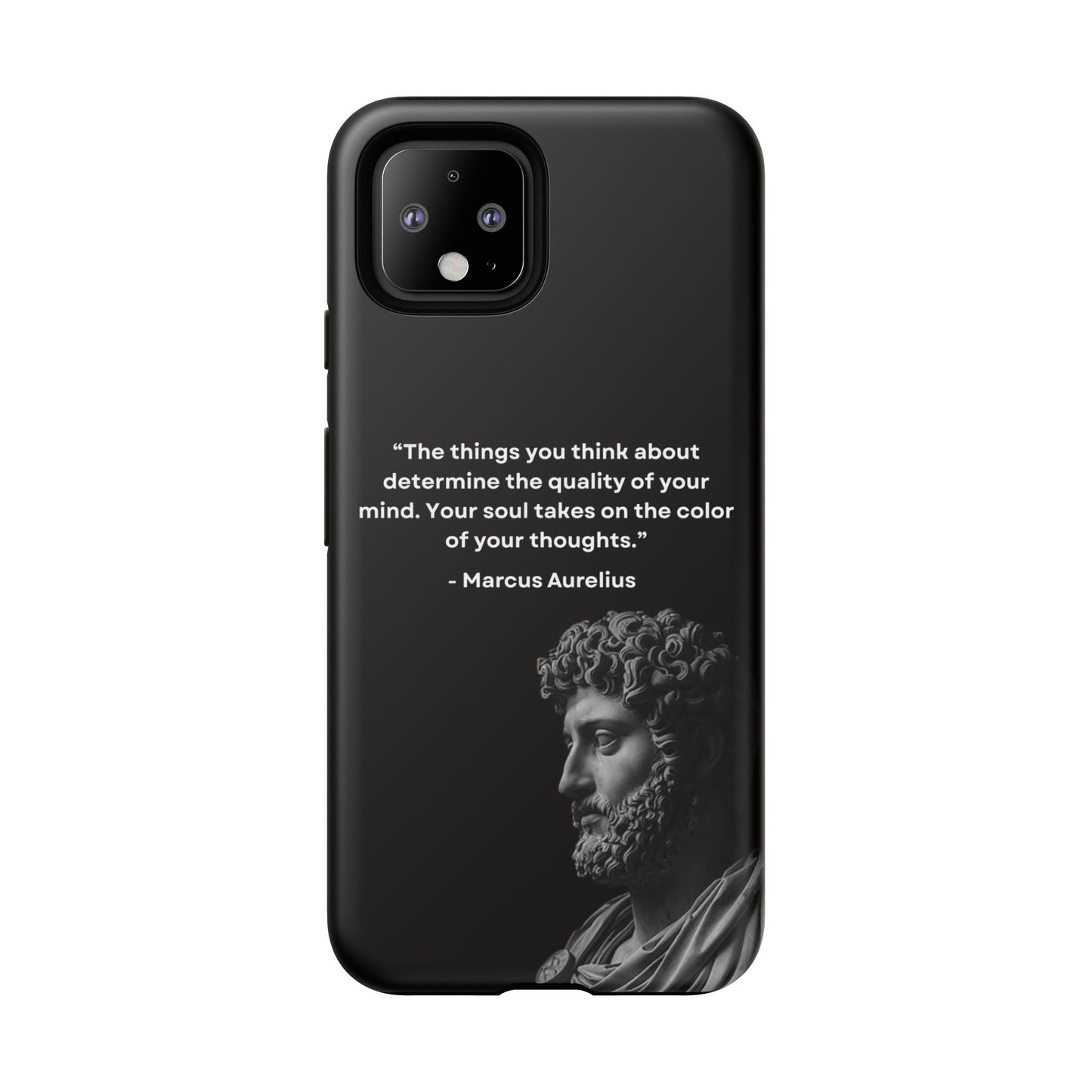 “Color of Thought” – Marcus Aurelius Quote Tough Phone Case