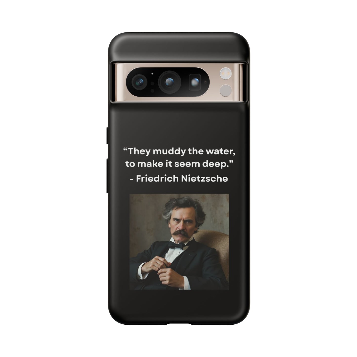 “False Depth” – Friedrich Nietzsche Quote Tough Phone Case