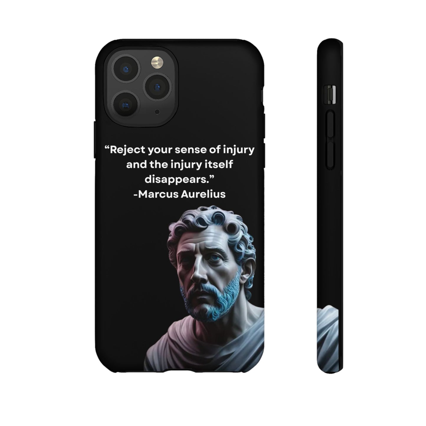 “Strength Within” – Marcus Aurelius Quote Tough Phone Case