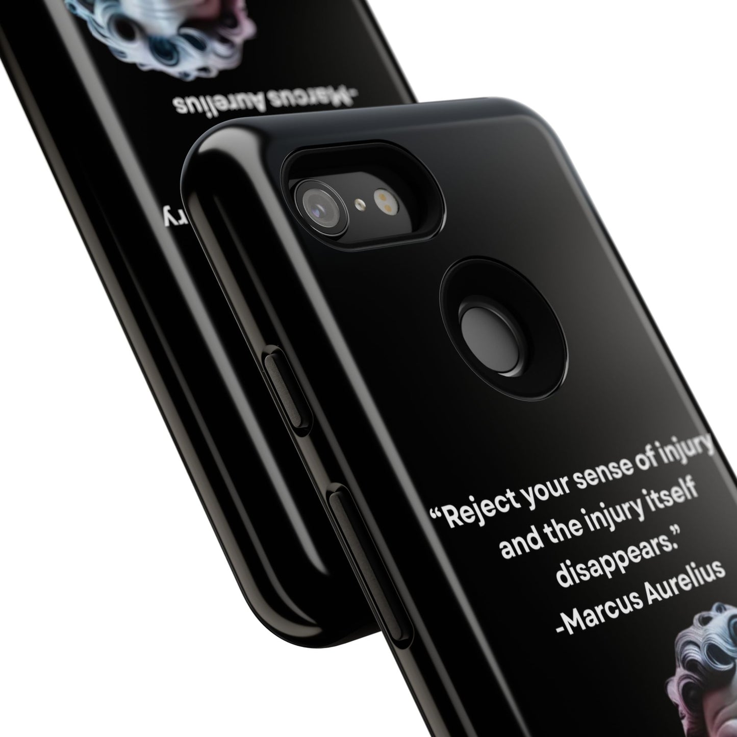 “Strength Within” – Marcus Aurelius Quote Tough Phone Case