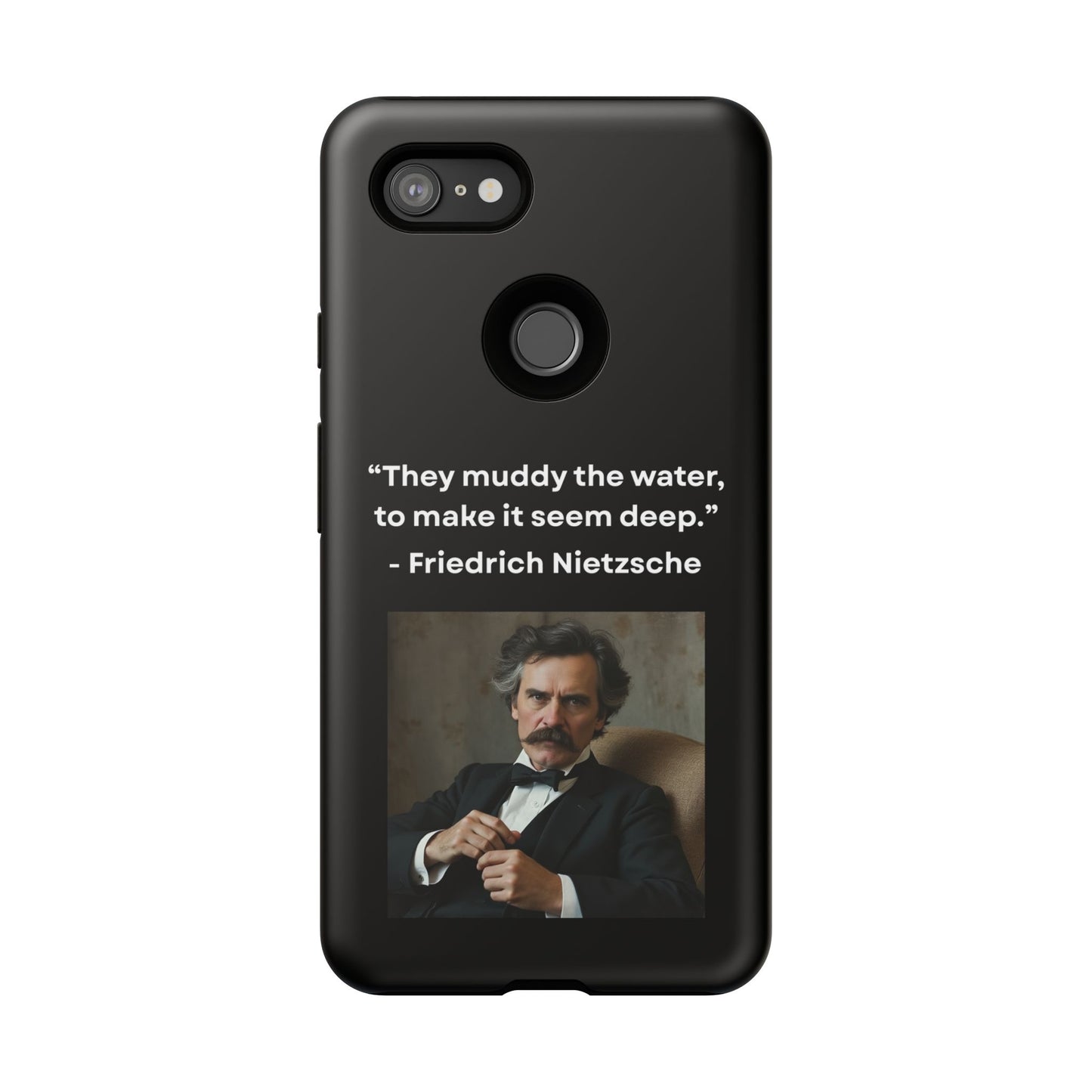 “False Depth” – Friedrich Nietzsche Quote Tough Phone Case