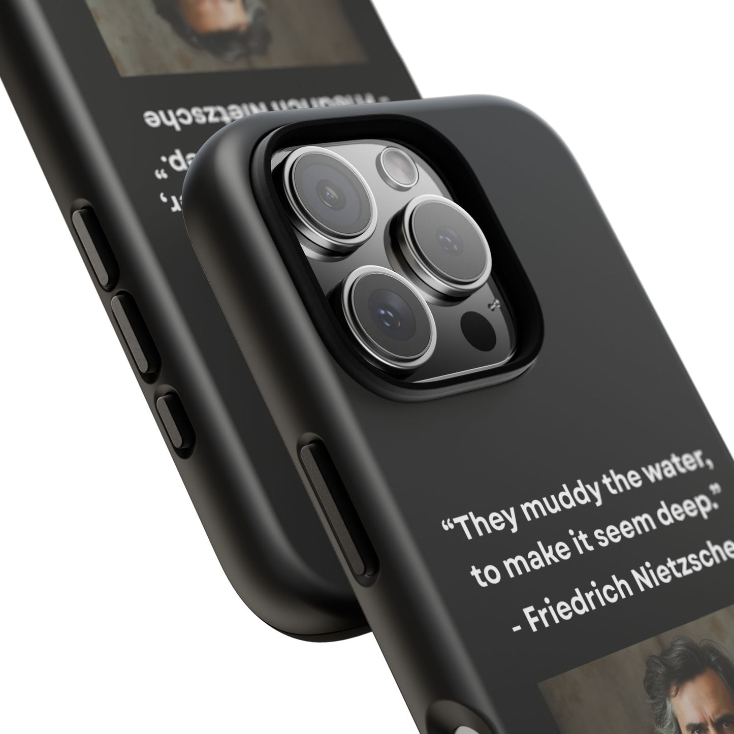 “False Depth” – Friedrich Nietzsche Quote Tough Phone Case