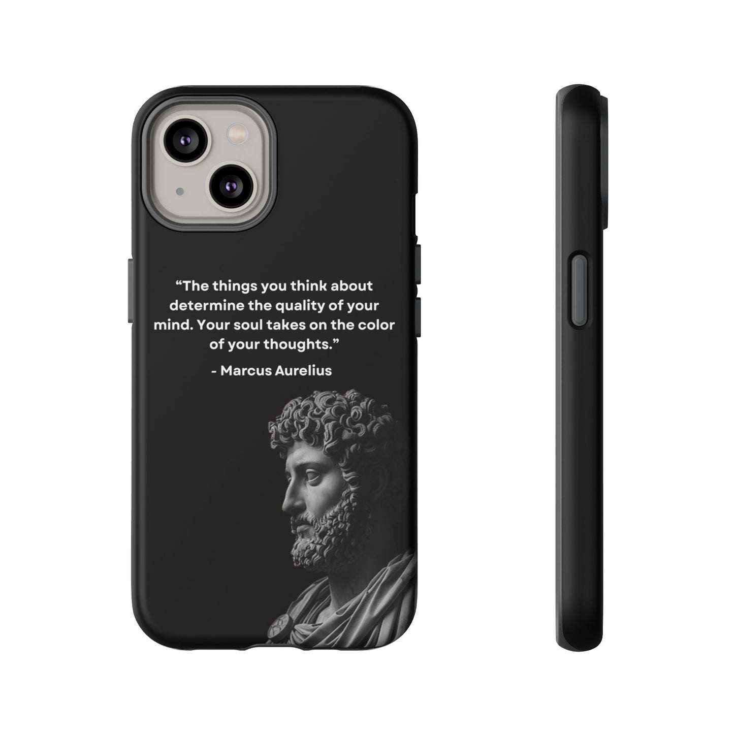 “Color of Thought” – Marcus Aurelius Quote Tough Phone Case
