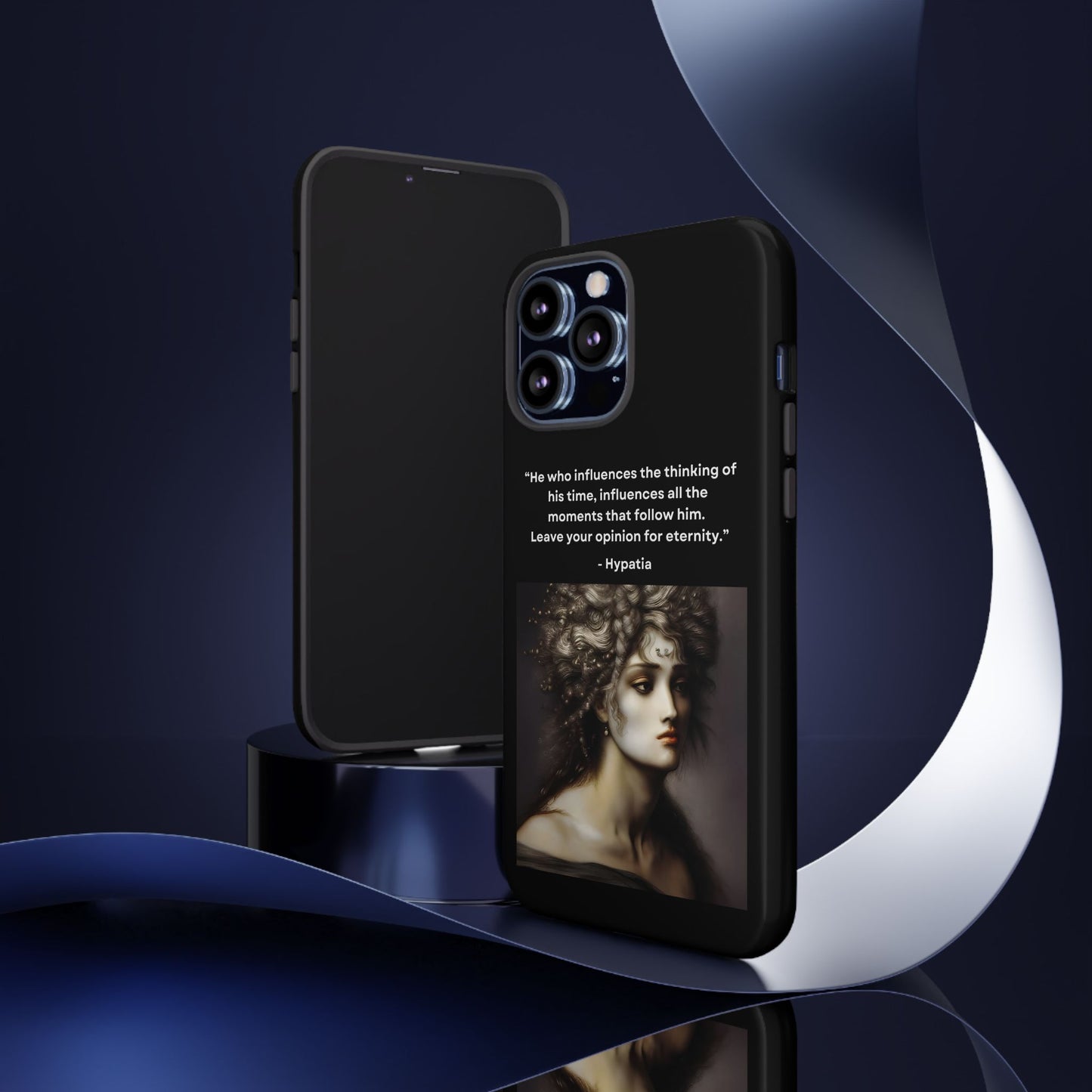“Leave Your Mark” – Hypatia Quote Tough Phone Case