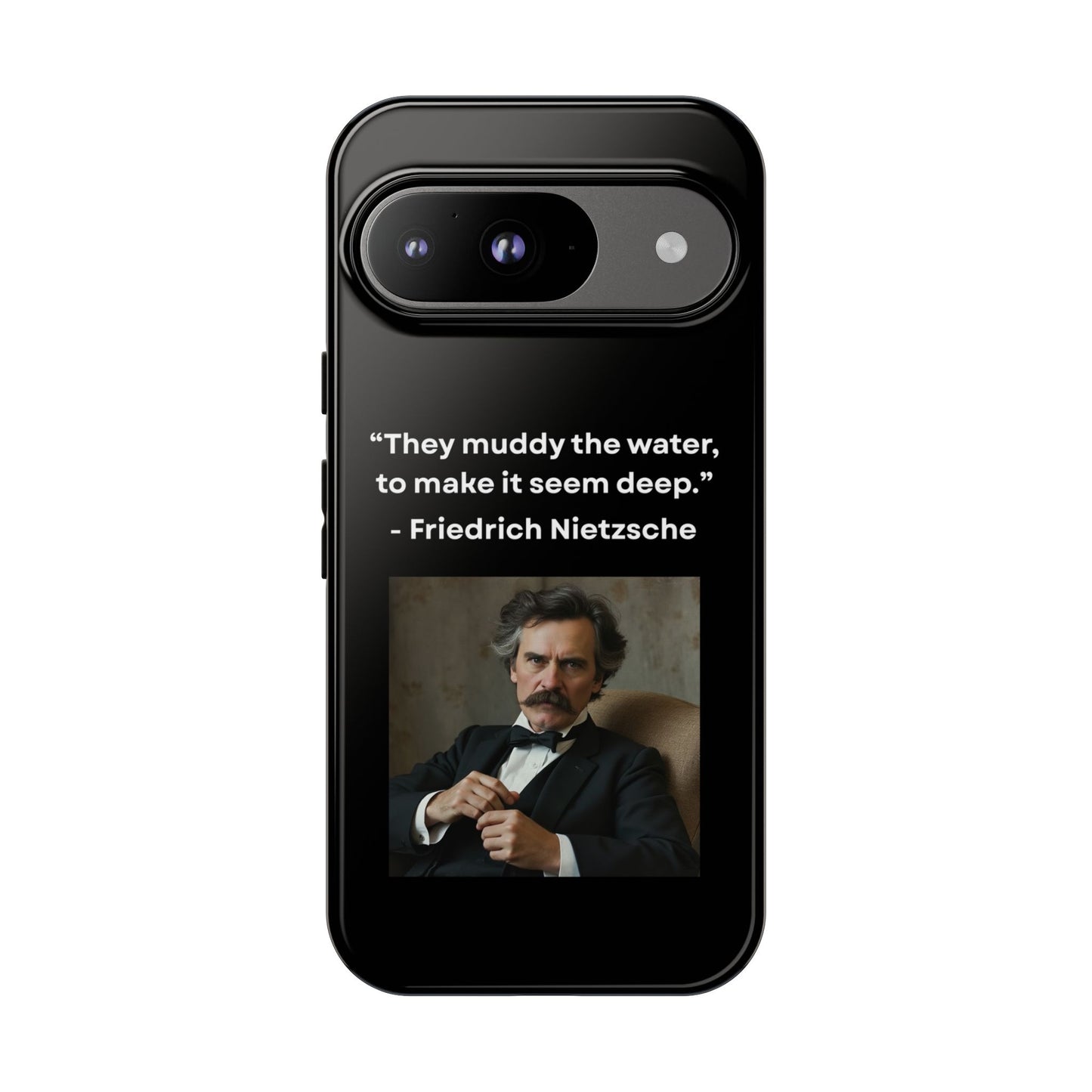 “False Depth” – Friedrich Nietzsche Quote Tough Phone Case