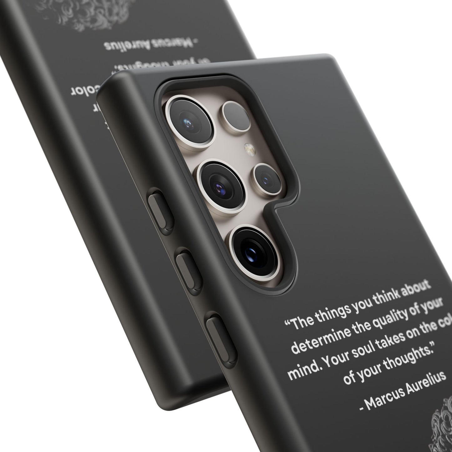 “Color of Thought” – Marcus Aurelius Quote Tough Phone Case