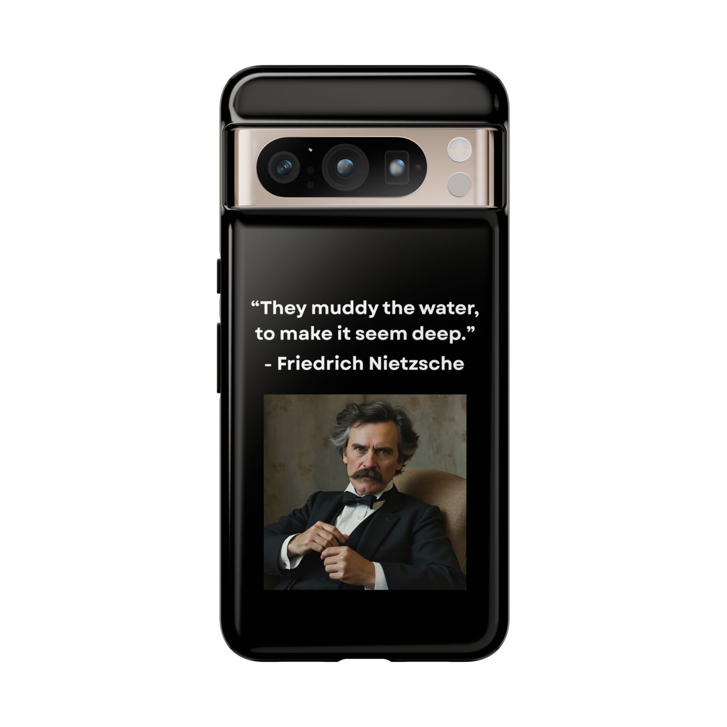 “False Depth” – Friedrich Nietzsche Quote Tough Phone Case