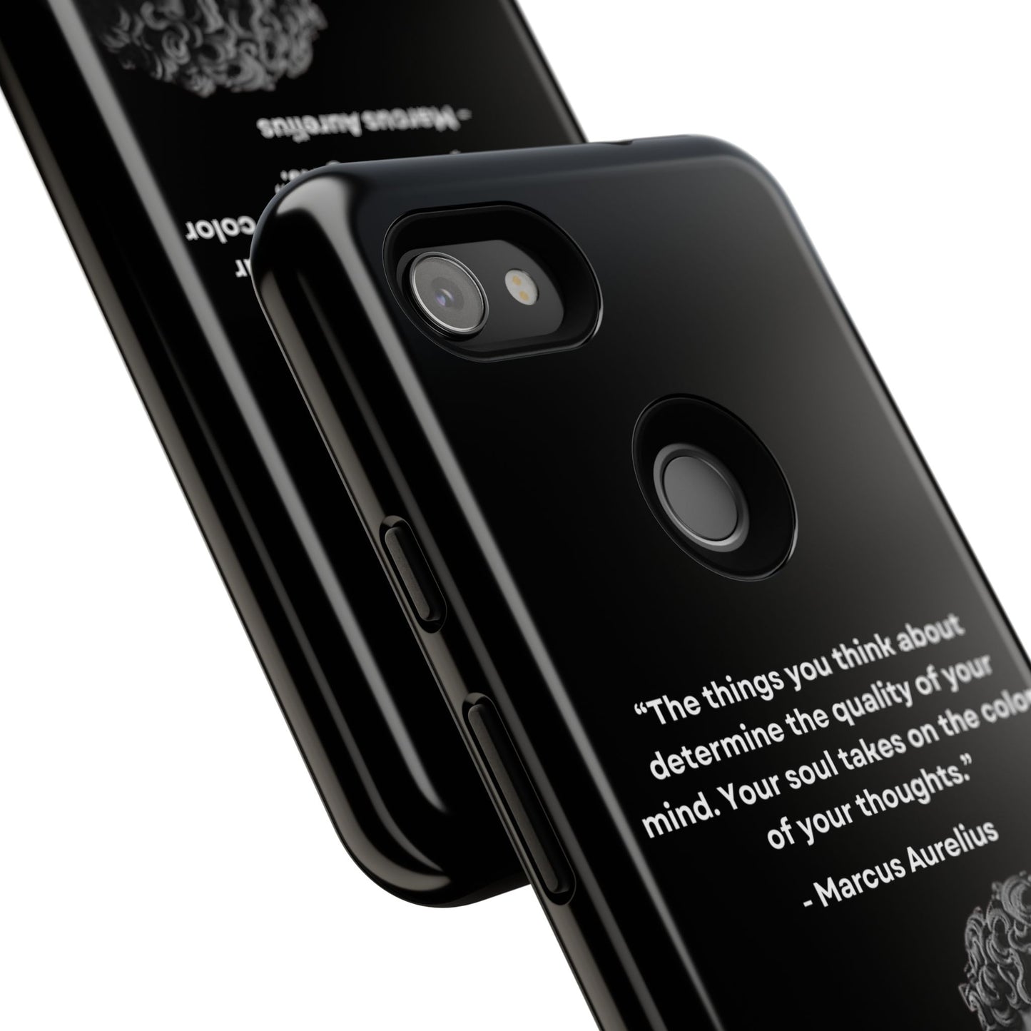 “Color of Thought” – Marcus Aurelius Quote Tough Phone Case