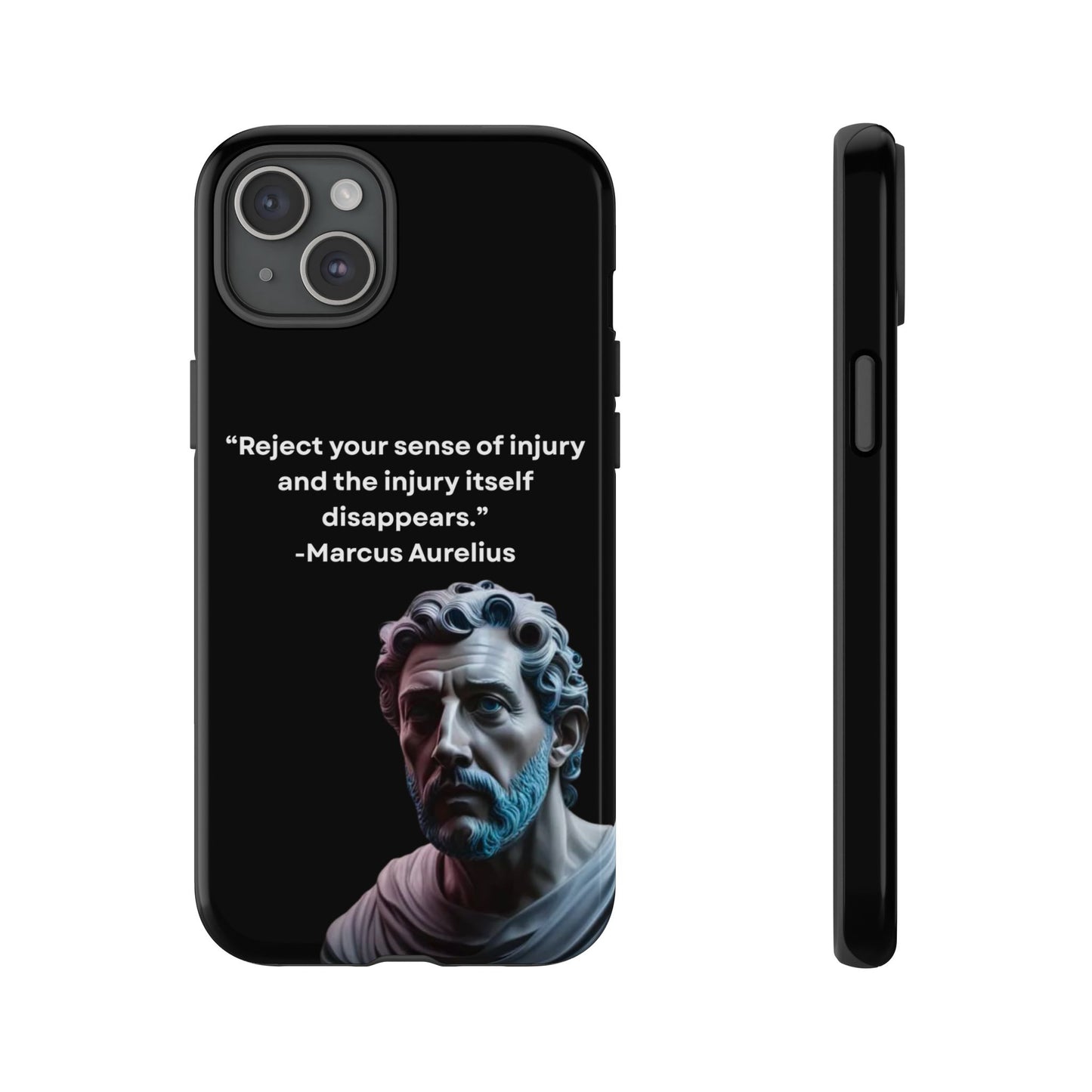 “Strength Within” – Marcus Aurelius Quote Tough Phone Case