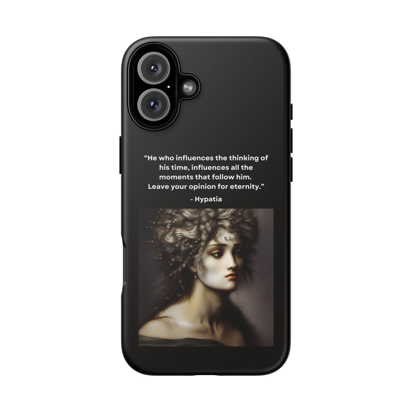 “Leave Your Mark” – Hypatia Quote Tough Phone Case