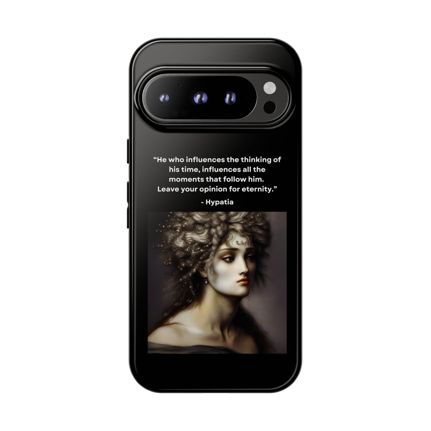 “Leave Your Mark” – Hypatia Quote Tough Phone Case