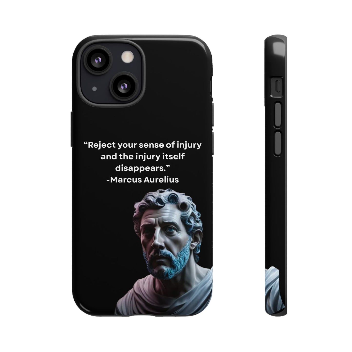“Strength Within” – Marcus Aurelius Quote Tough Phone Case