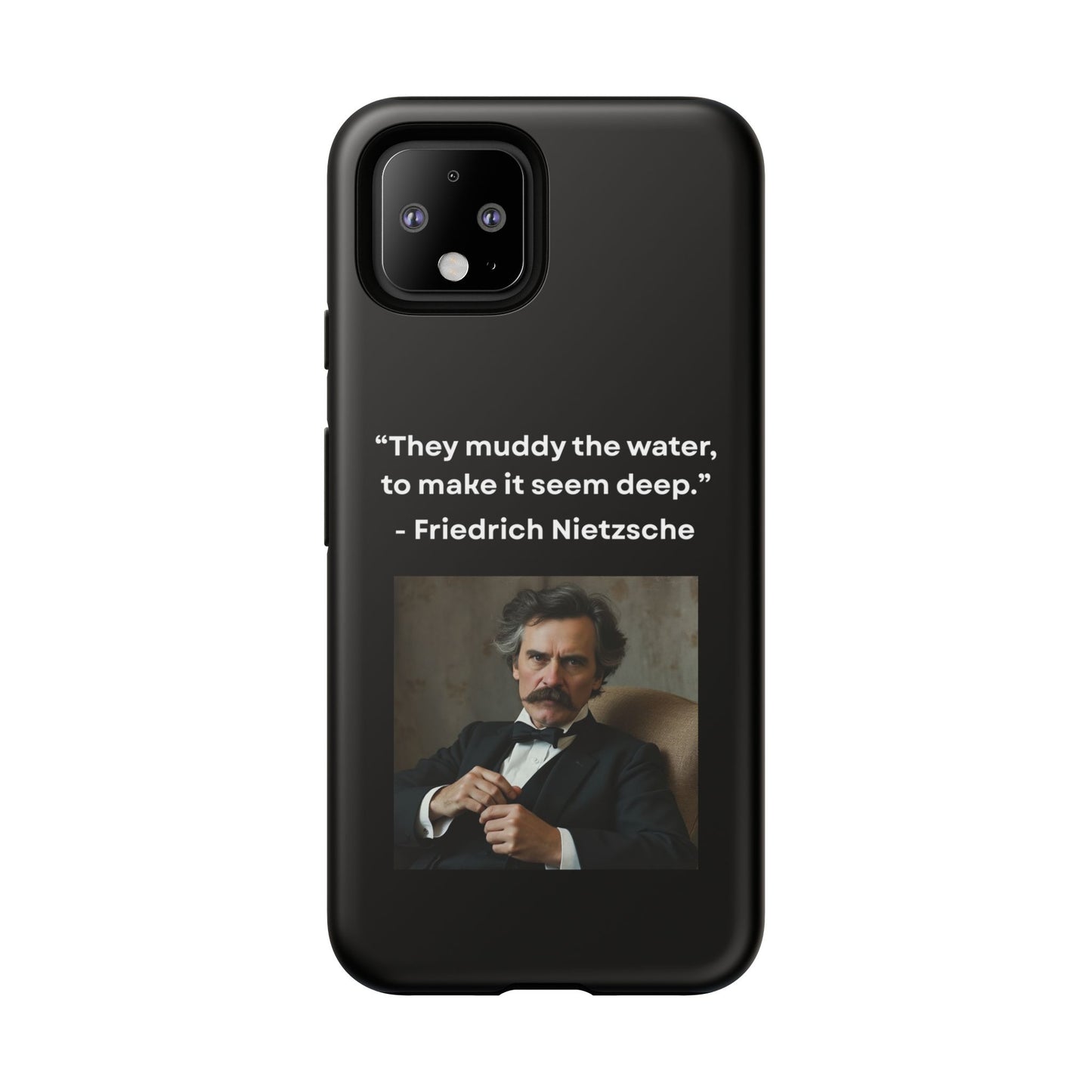 “False Depth” – Friedrich Nietzsche Quote Tough Phone Case