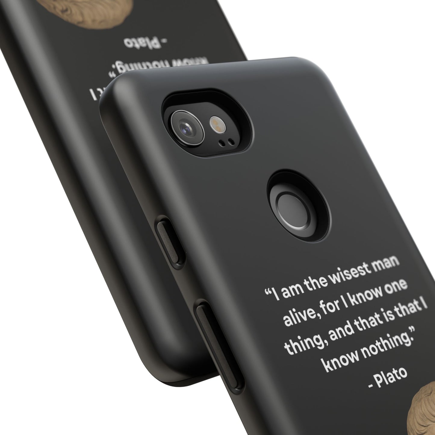 "Know Nothing, Own Wisdom" – Plato Tough Phone Case