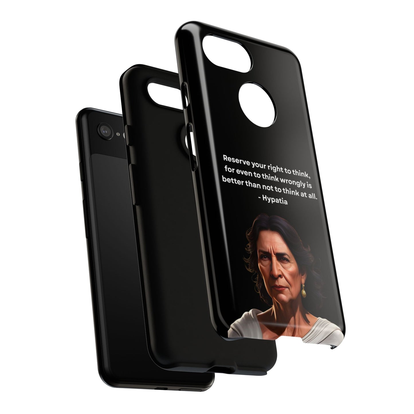 “Think Boldly” – Hypatia Quote Tough Phone Case