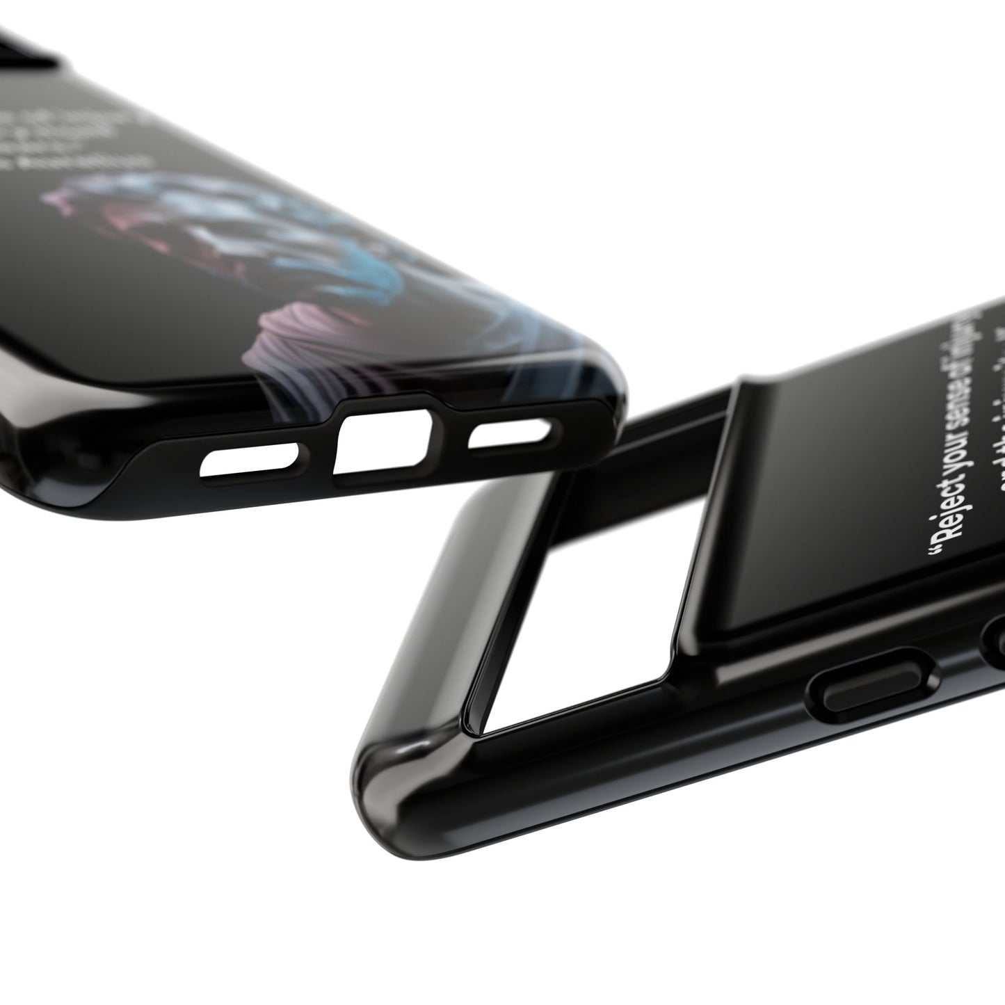 “Strength Within” – Marcus Aurelius Quote Tough Phone Case
