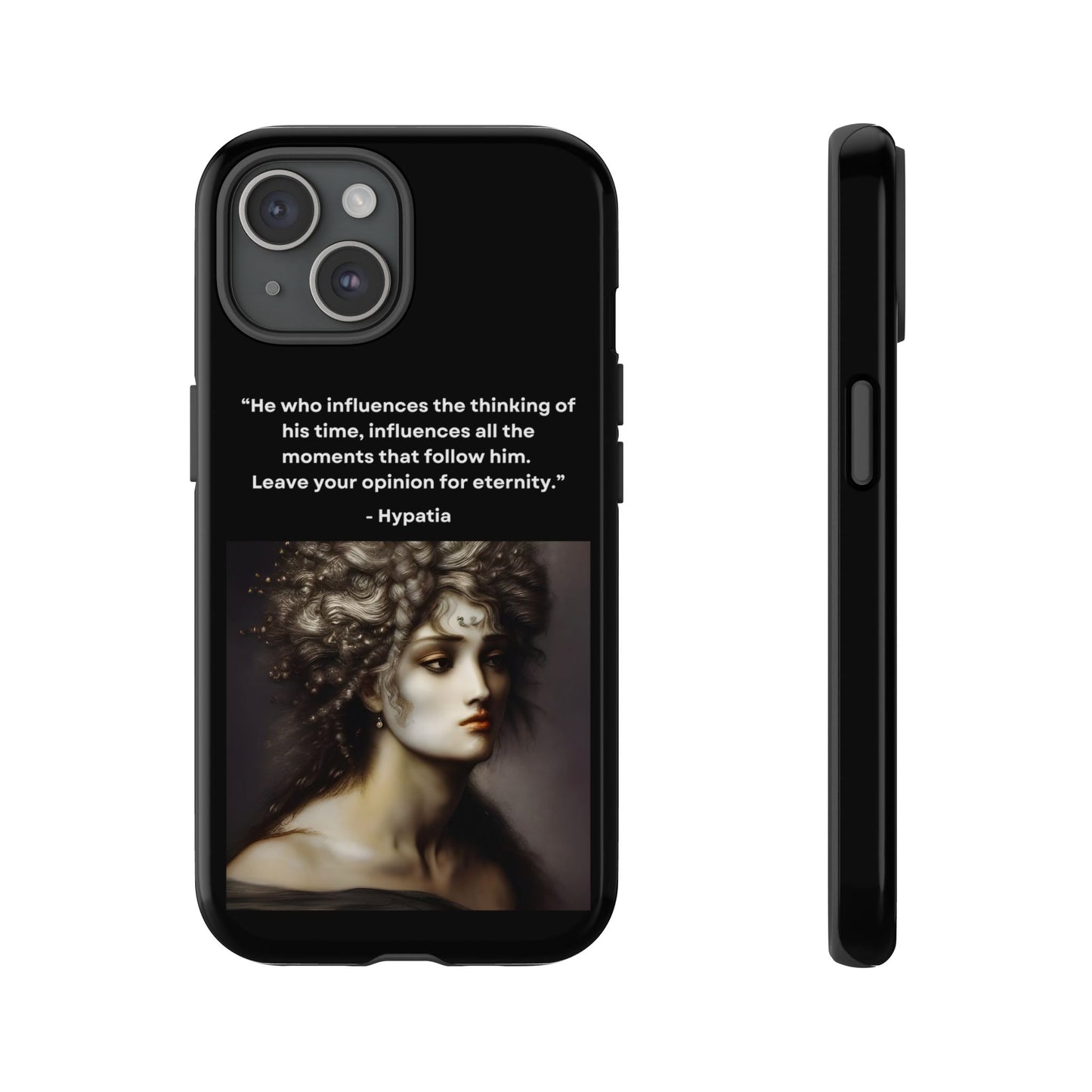“Leave Your Mark” – Hypatia Quote Tough Phone Case