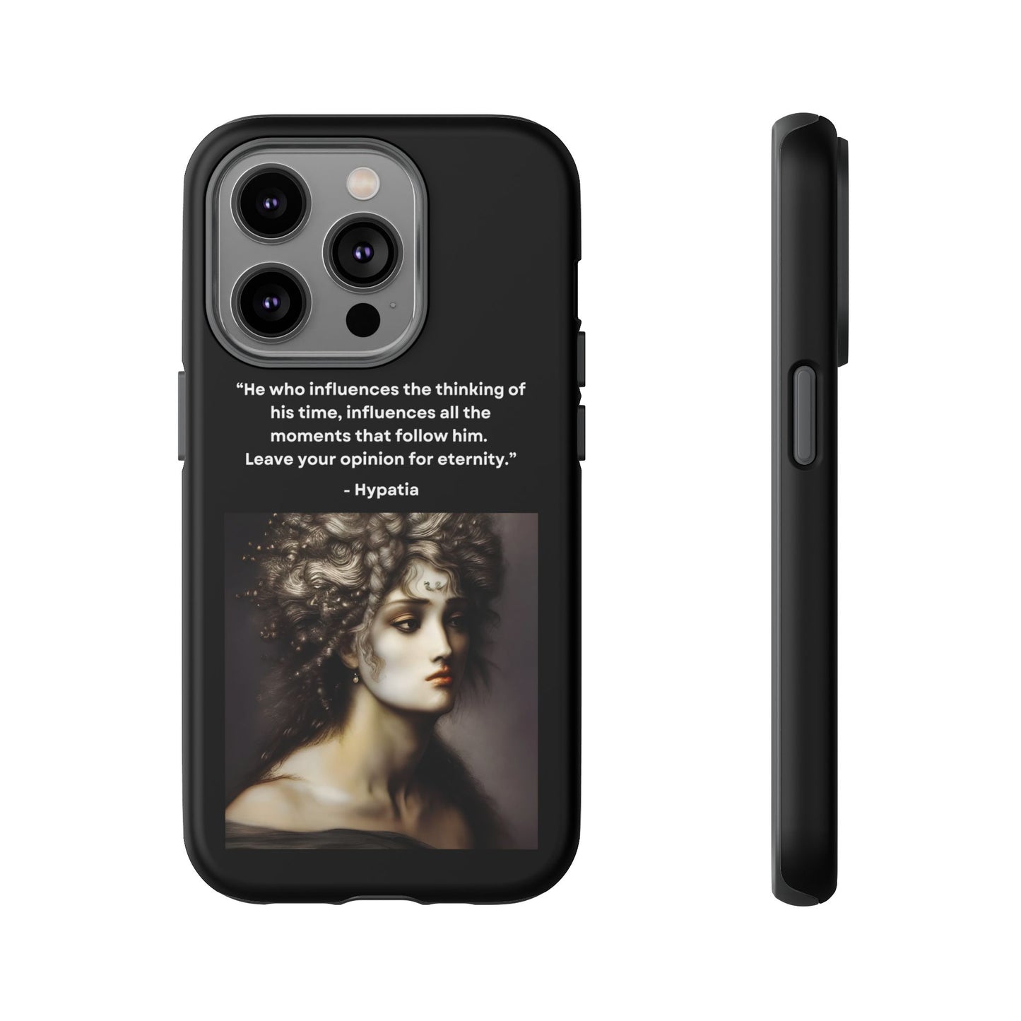 “Leave Your Mark” – Hypatia Quote Tough Phone Case
