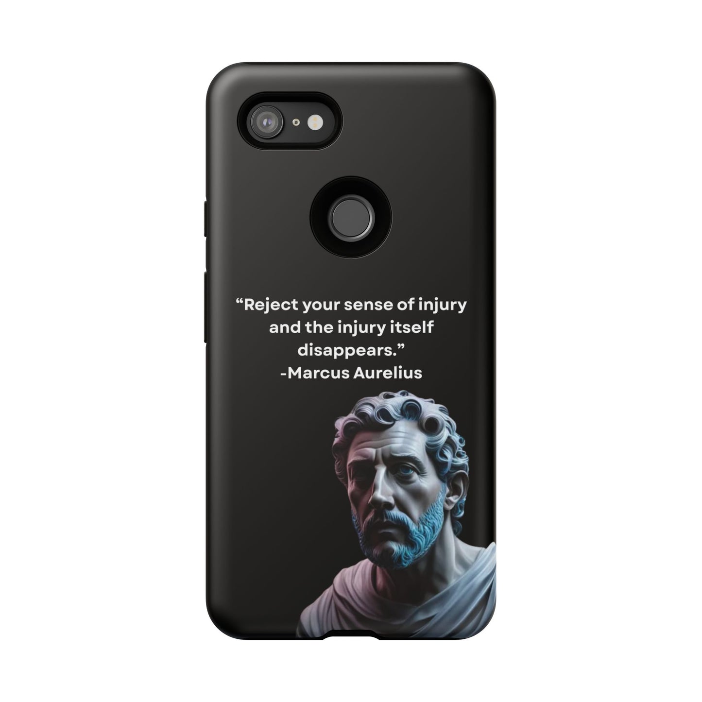 “Strength Within” – Marcus Aurelius Quote Tough Phone Case