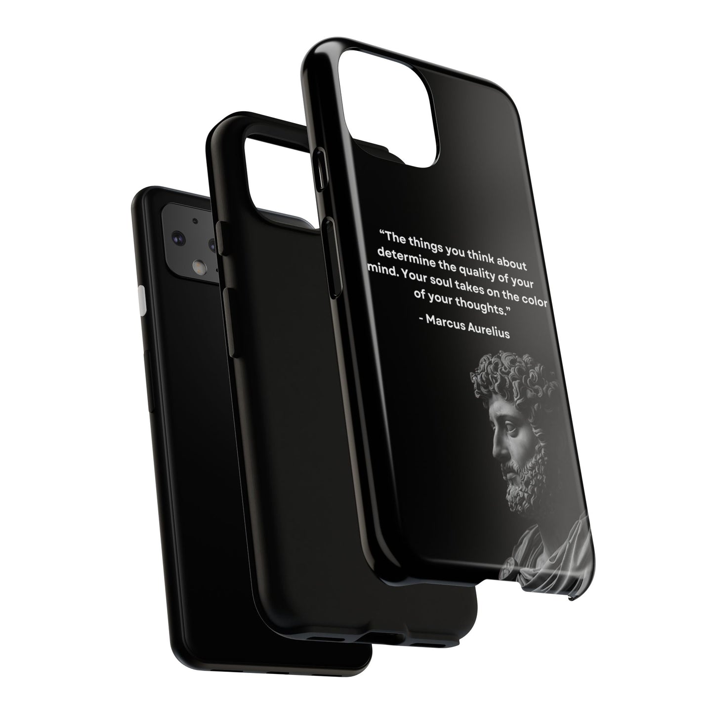 “Color of Thought” – Marcus Aurelius Quote Tough Phone Case