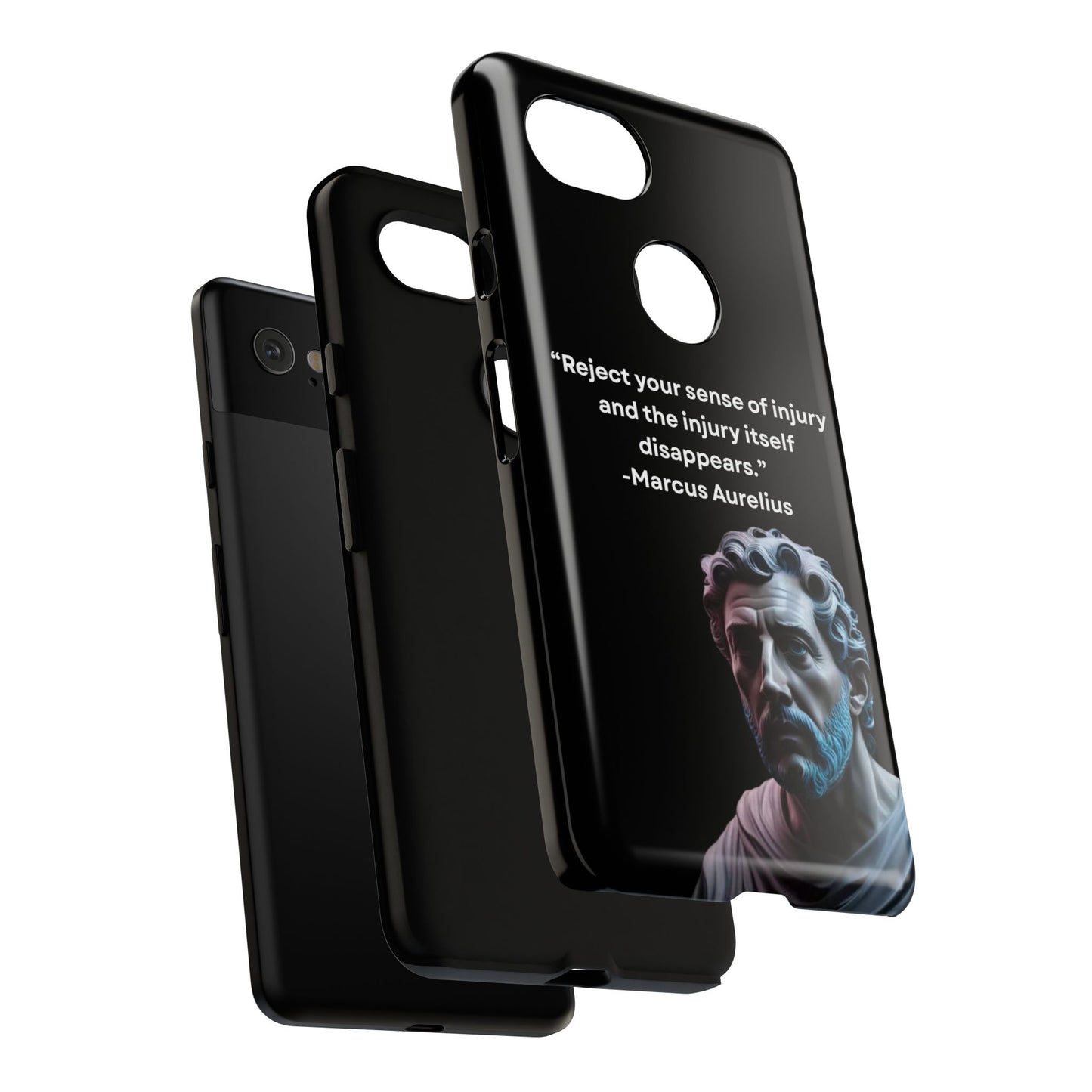 “Strength Within” – Marcus Aurelius Quote Tough Phone Case