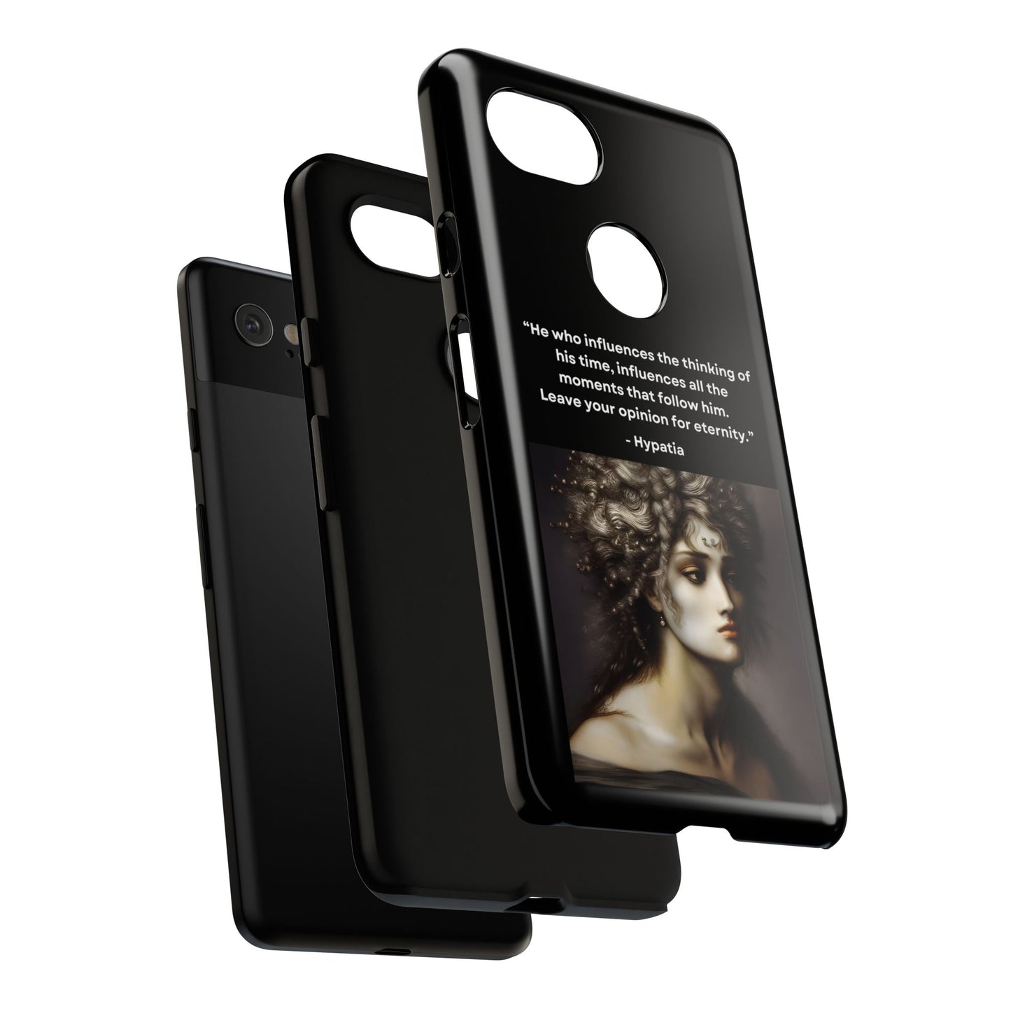 “Leave Your Mark” – Hypatia Quote Tough Phone Case
