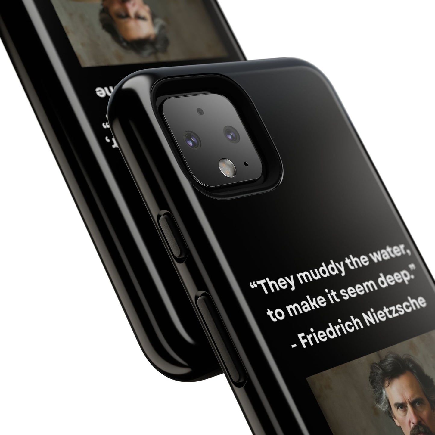 “False Depth” – Friedrich Nietzsche Quote Tough Phone Case