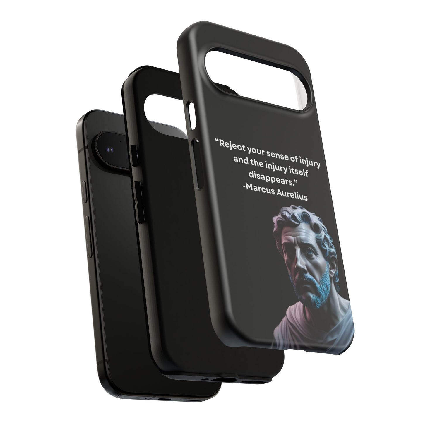 “Strength Within” – Marcus Aurelius Quote Tough Phone Case