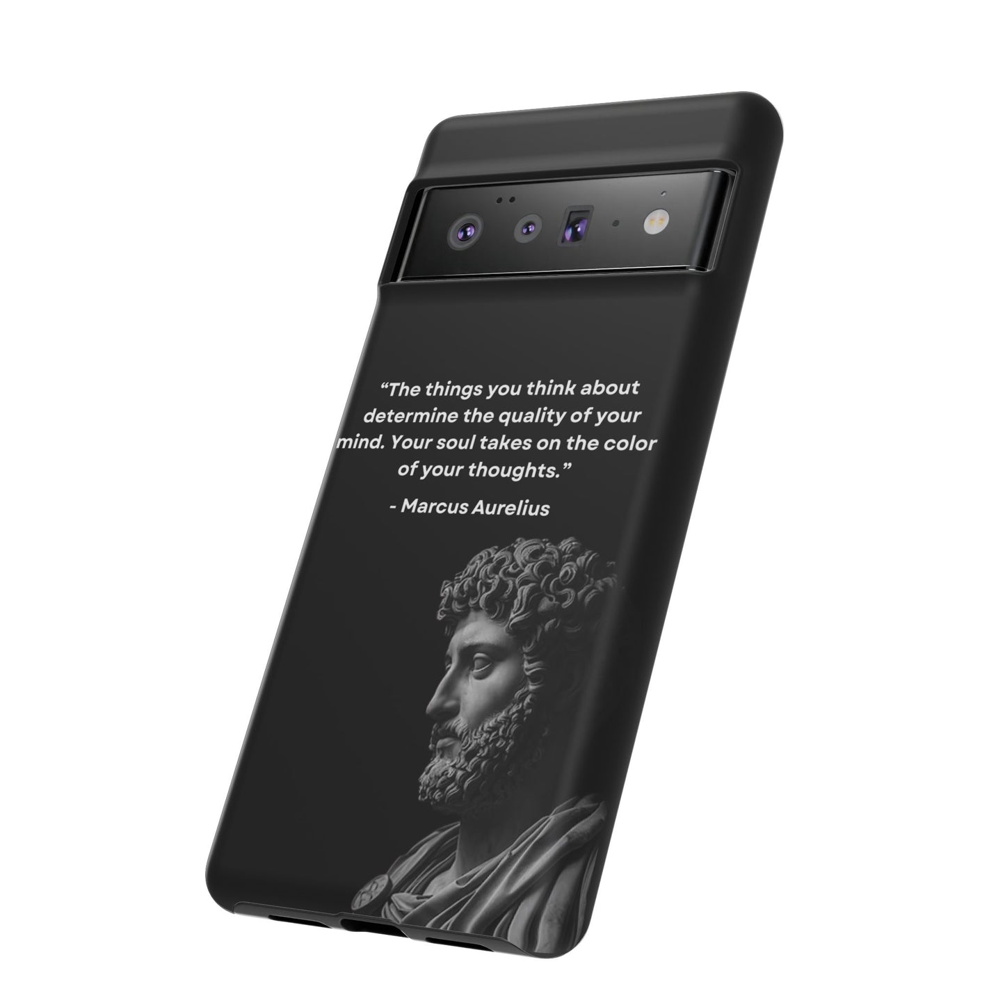 “Color of Thought” – Marcus Aurelius Quote Tough Phone Case