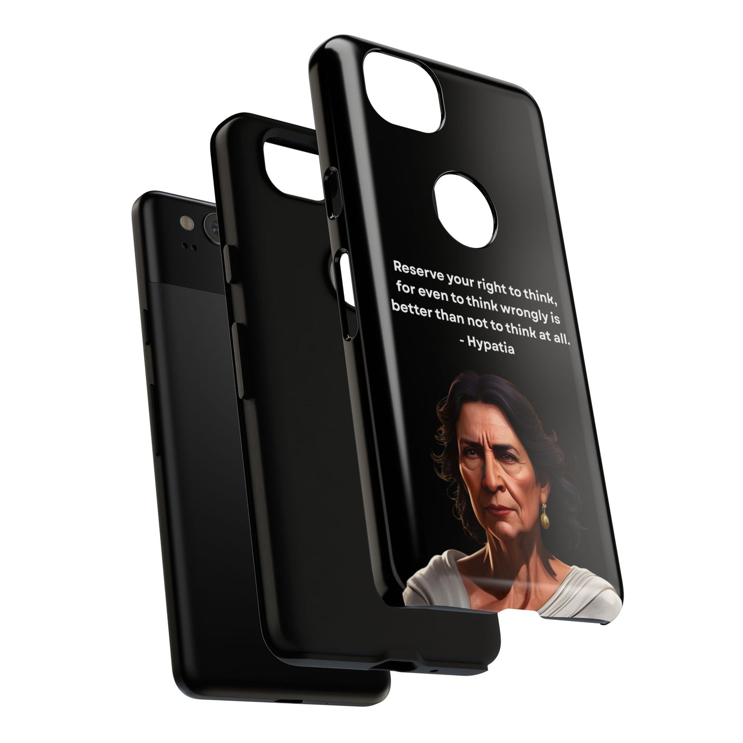 “Think Boldly” – Hypatia Quote Tough Phone Case