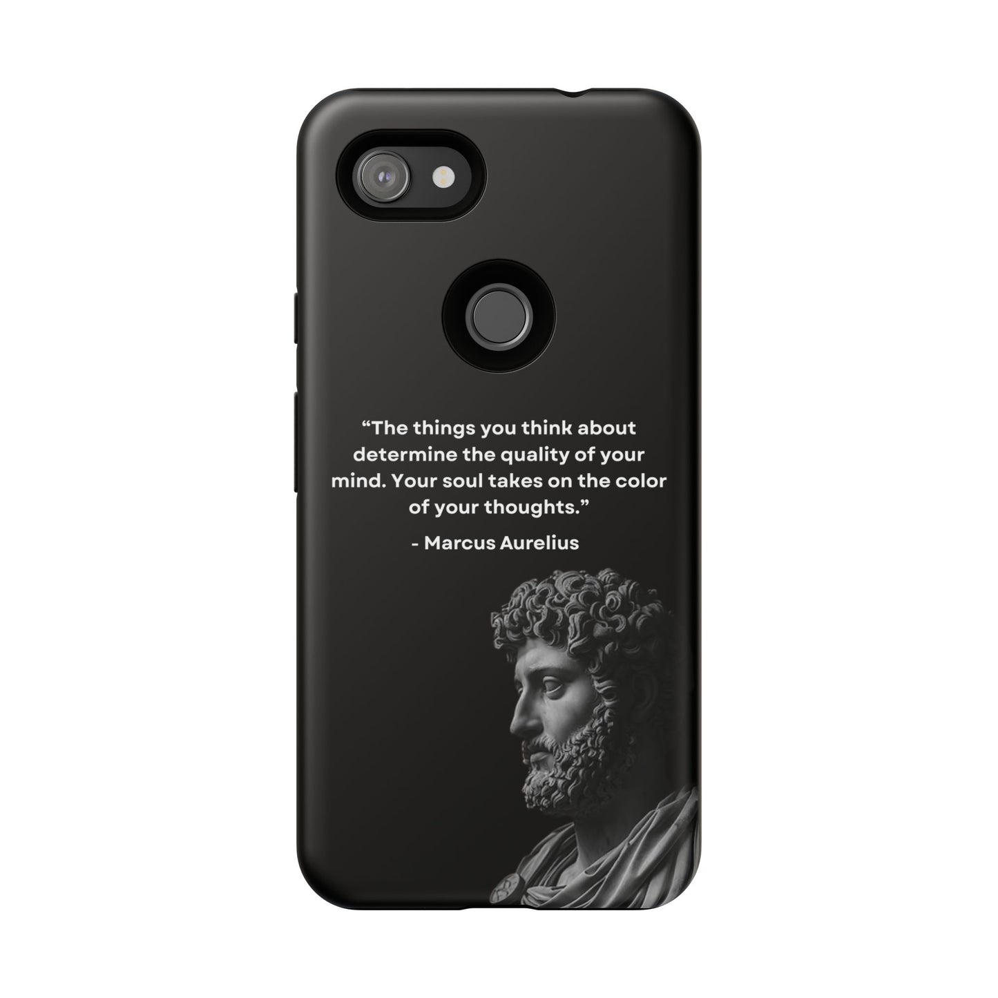 “Color of Thought” – Marcus Aurelius Quote Tough Phone Case