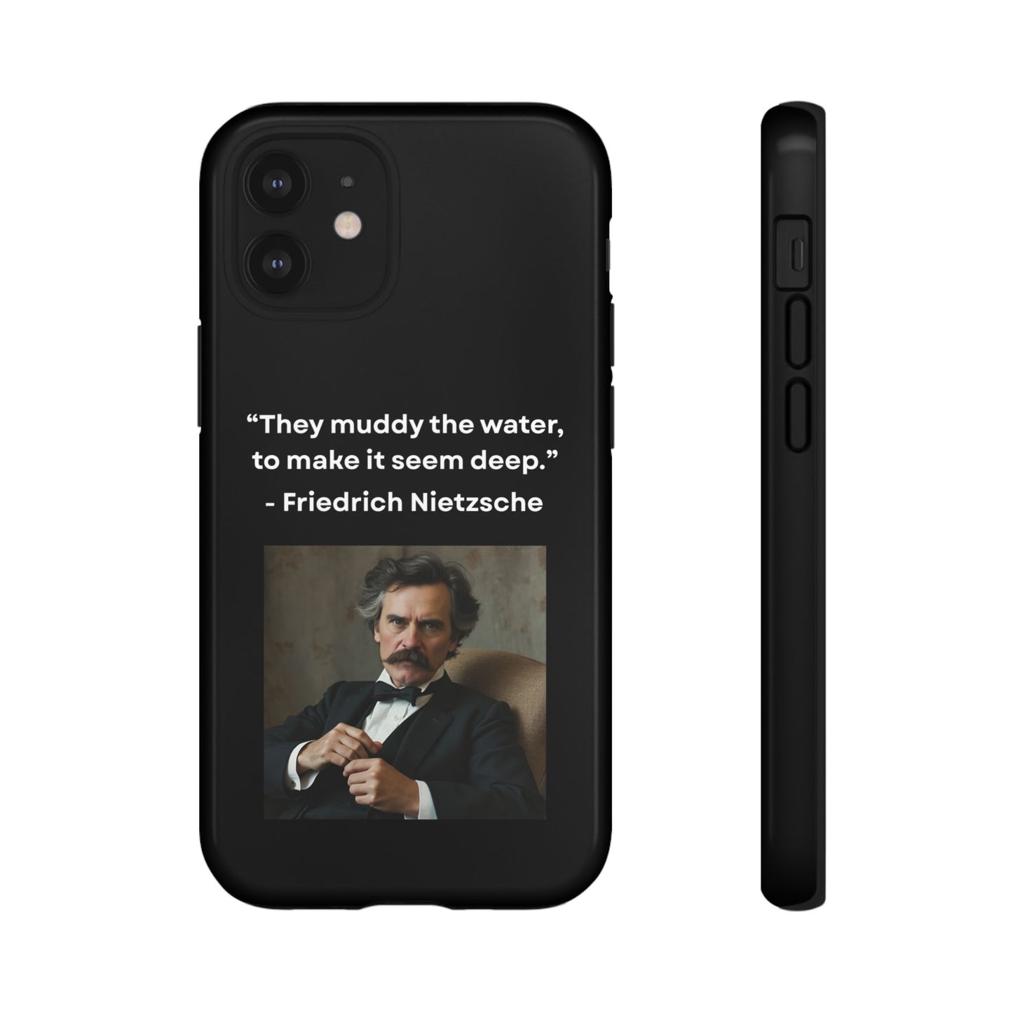 “False Depth” – Friedrich Nietzsche Quote Tough Phone Case