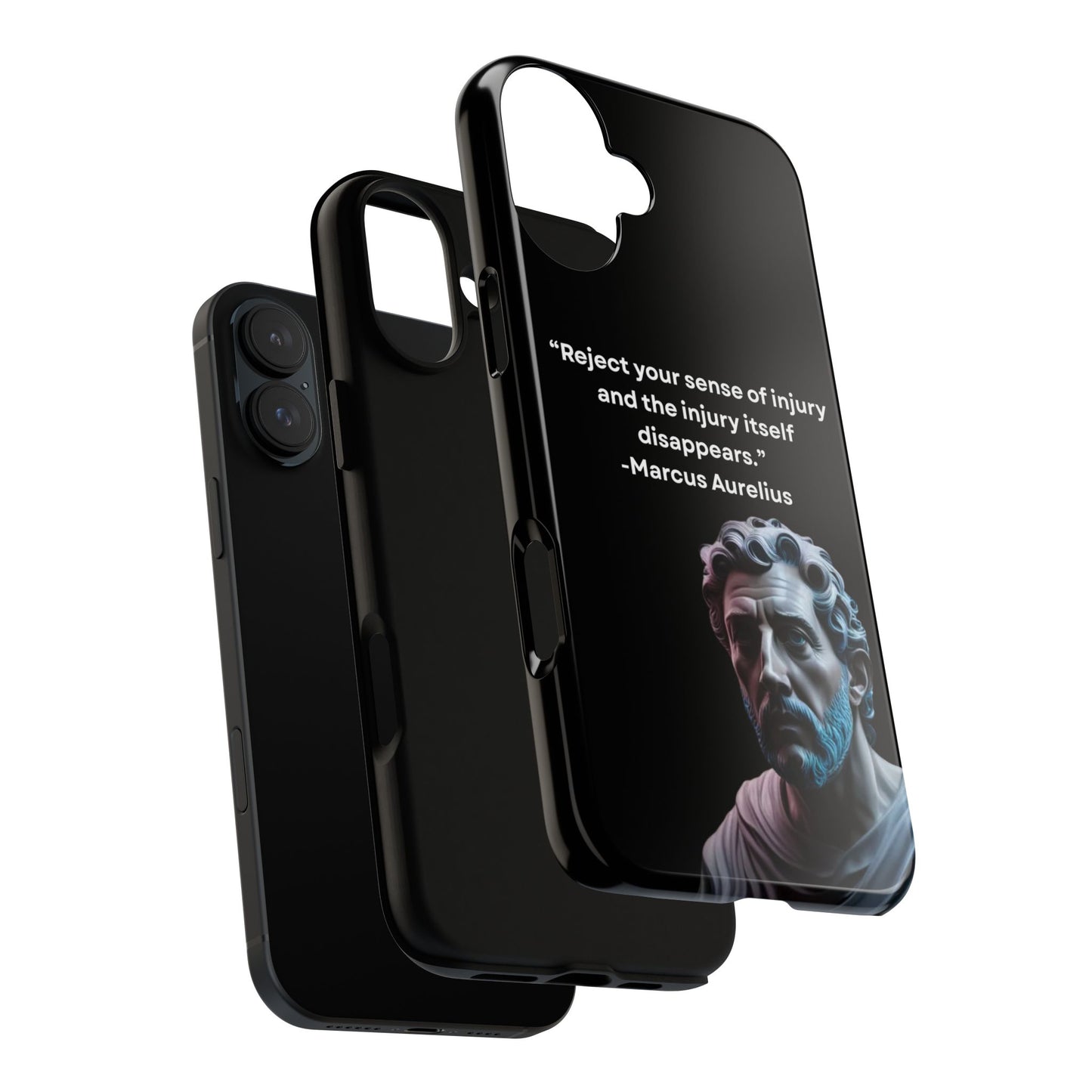 “Strength Within” – Marcus Aurelius Quote Tough Phone Case