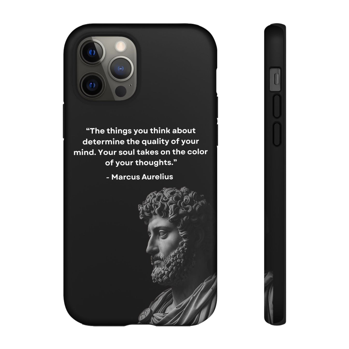 “Color of Thought” – Marcus Aurelius Quote Tough Phone Case
