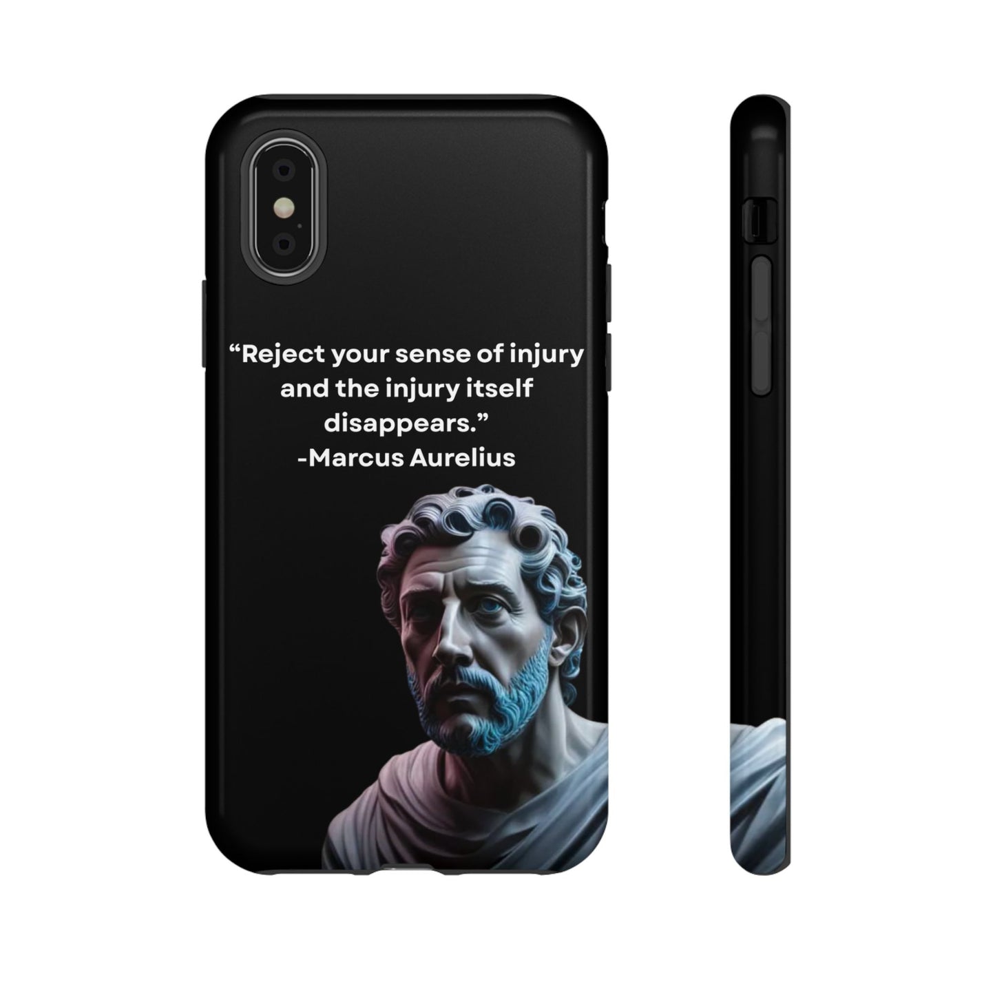 “Strength Within” – Marcus Aurelius Quote Tough Phone Case
