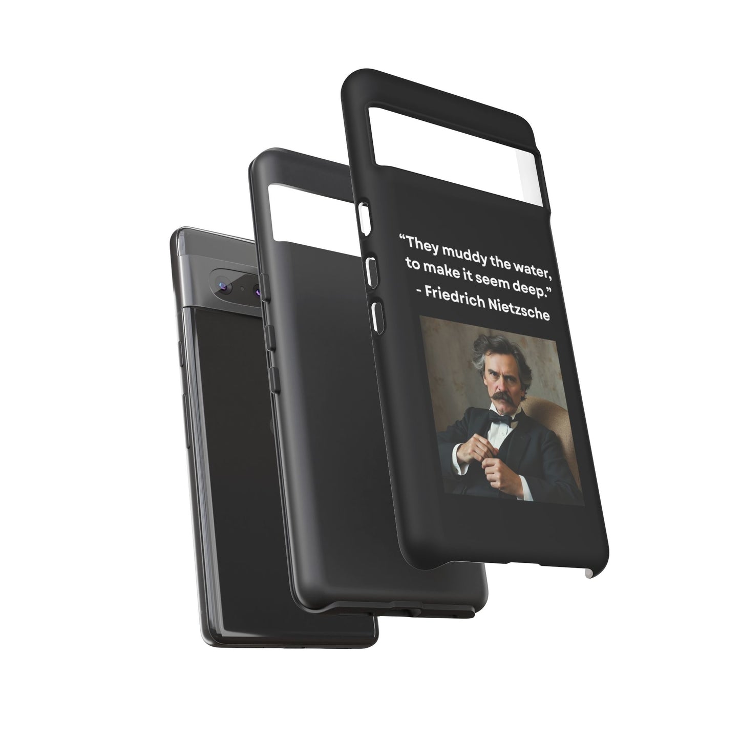 “False Depth” – Friedrich Nietzsche Quote Tough Phone Case