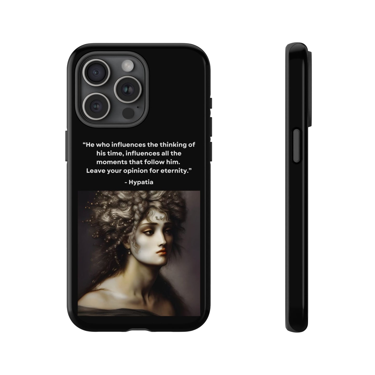 “Leave Your Mark” – Hypatia Quote Tough Phone Case